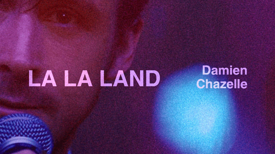 Event poster: "LA LA LAND" under the open sky