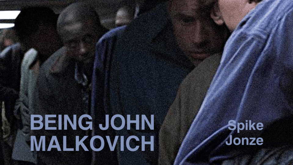 Plakat događaja: Prikazivanje 'BEING JOHN MALKOVICH' sa predavanjem i diskusijom (u originalu sa ruskim titlovima)