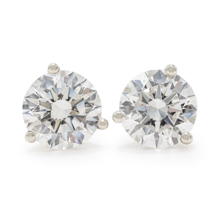 Lior 4ct tw E-VS1+  Lab Diamonds Studs Earrings