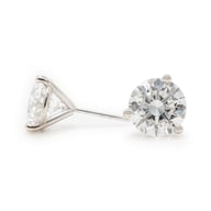 14K White Gold Studs Collection