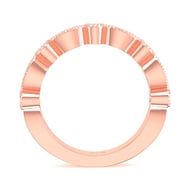 14K Rose Gold Stackables ct Band