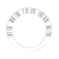 14K White Gold Stackables ct Band