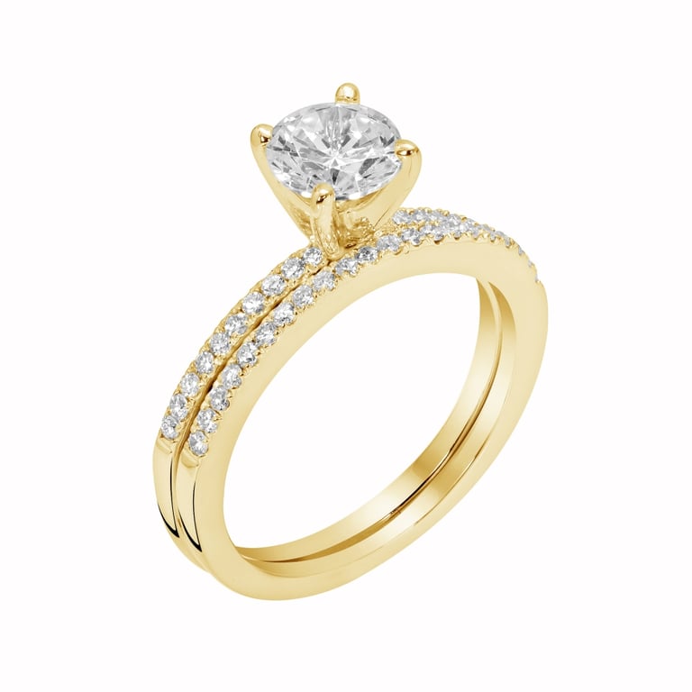 Sophia Yellow Gold Engagement Ring Design