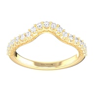 14K Yellow Gold Halo 2.00ct Engagement Ring