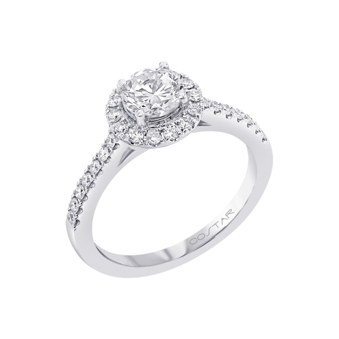 14K White Gold  0.75ct 