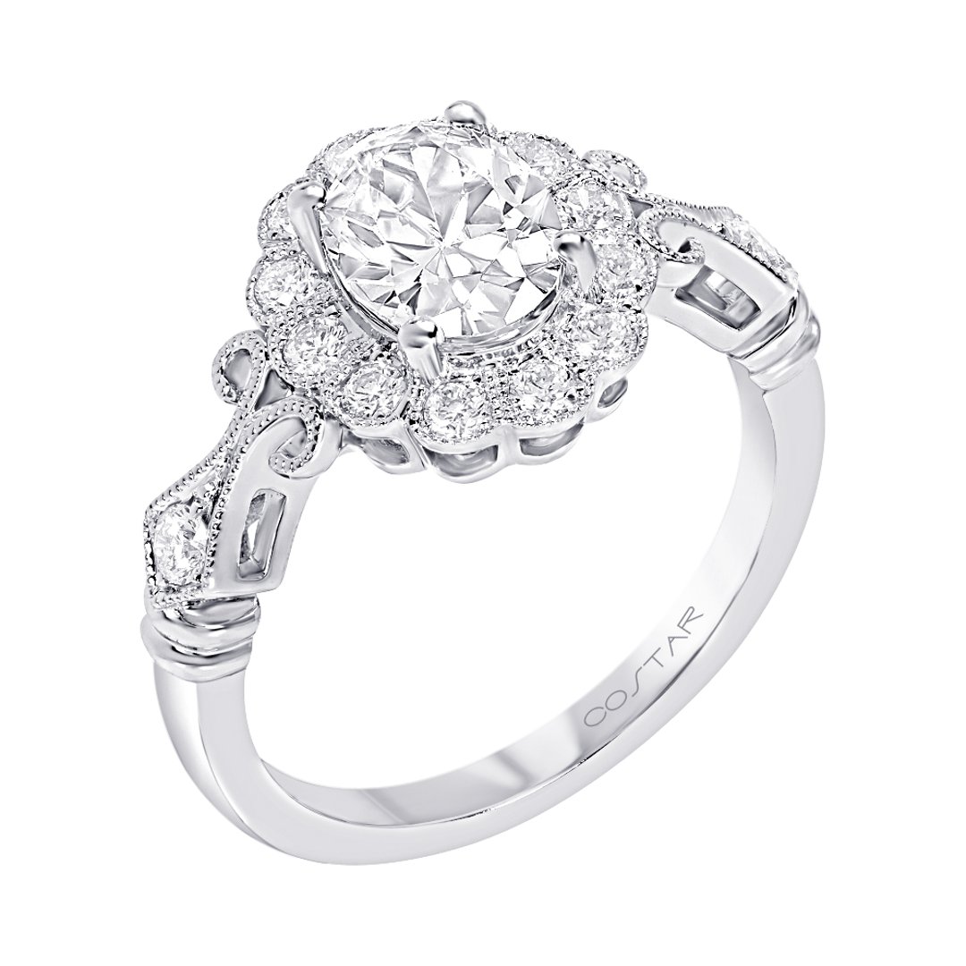 14K White Gold  1.00ct 