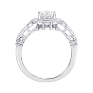 14K White Gold  1.00ct 