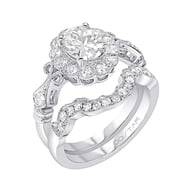 14K White Gold  1.00ct 