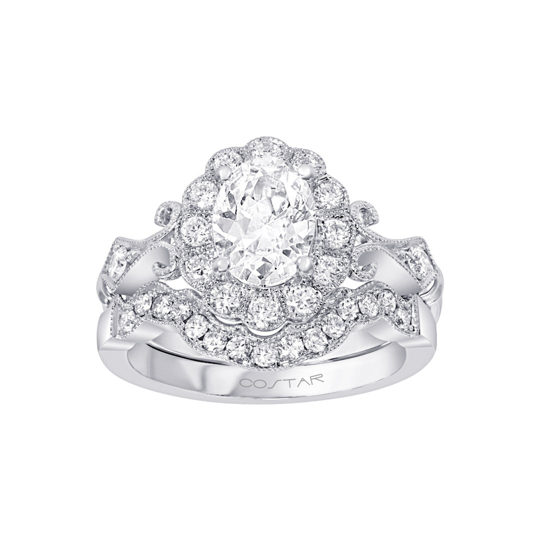 14K White Gold  1.00ct 