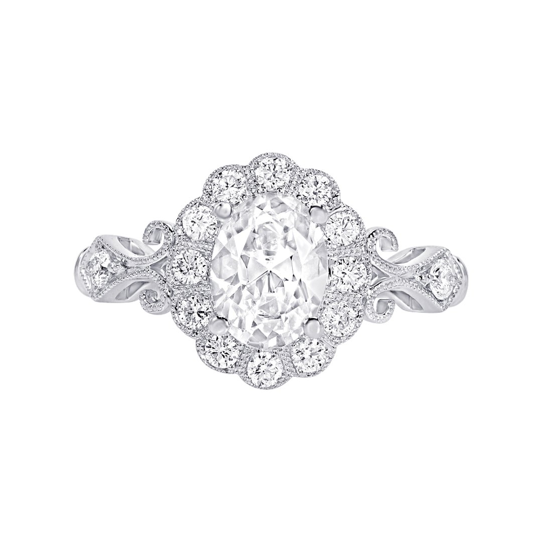 14K White Gold 1.00ct