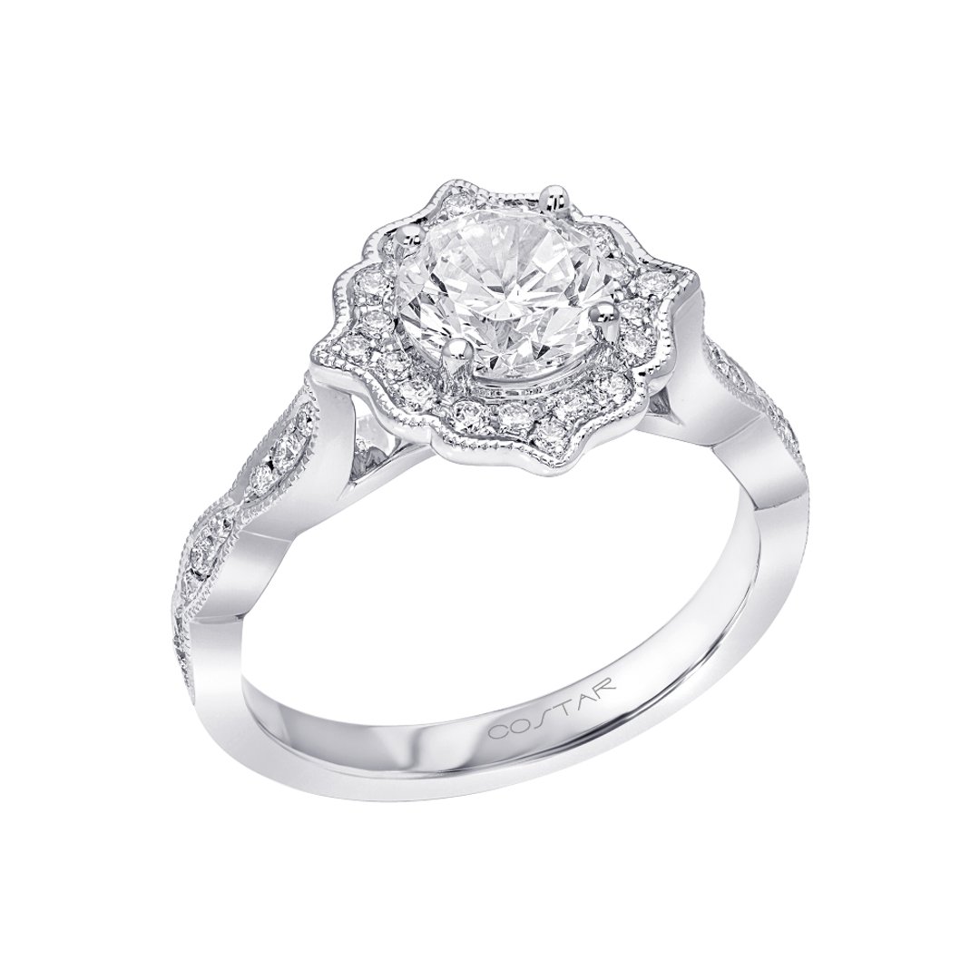 14K White Gold  1.00ct 