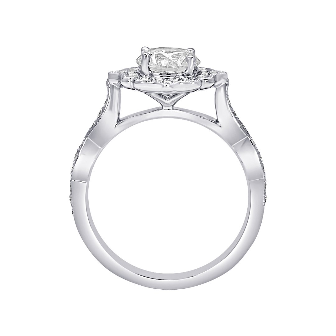 14K White Gold  1.00ct 