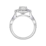 14K White Gold  1.00ct 