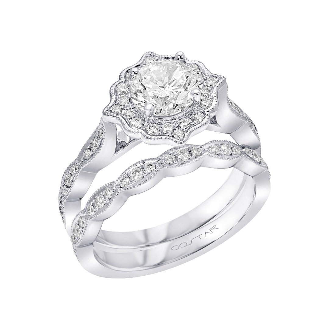 14K White Gold 1.00ct