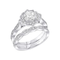 14K White Gold  1.00ct 