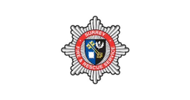 Badge for Surrey Fire and Rescue Service (SFRS)