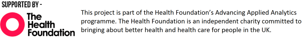 Supported by The Health Foundation