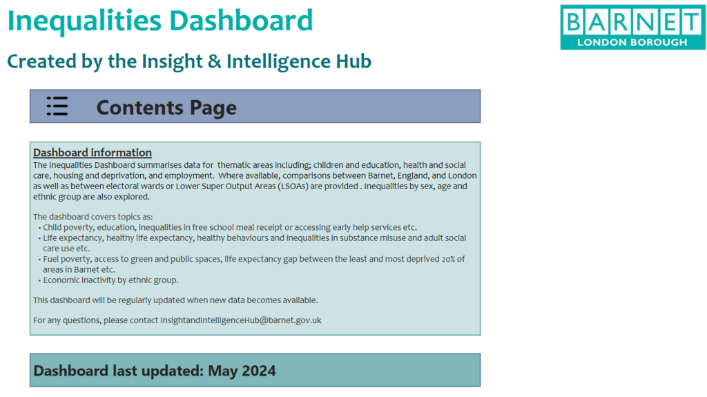 Image for Inequalities Dashboard