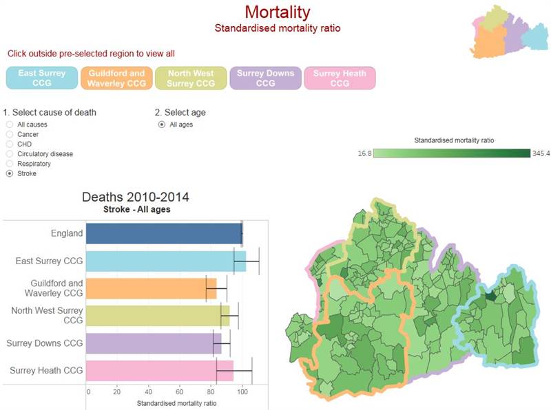 Image for Mortality data visualisation
