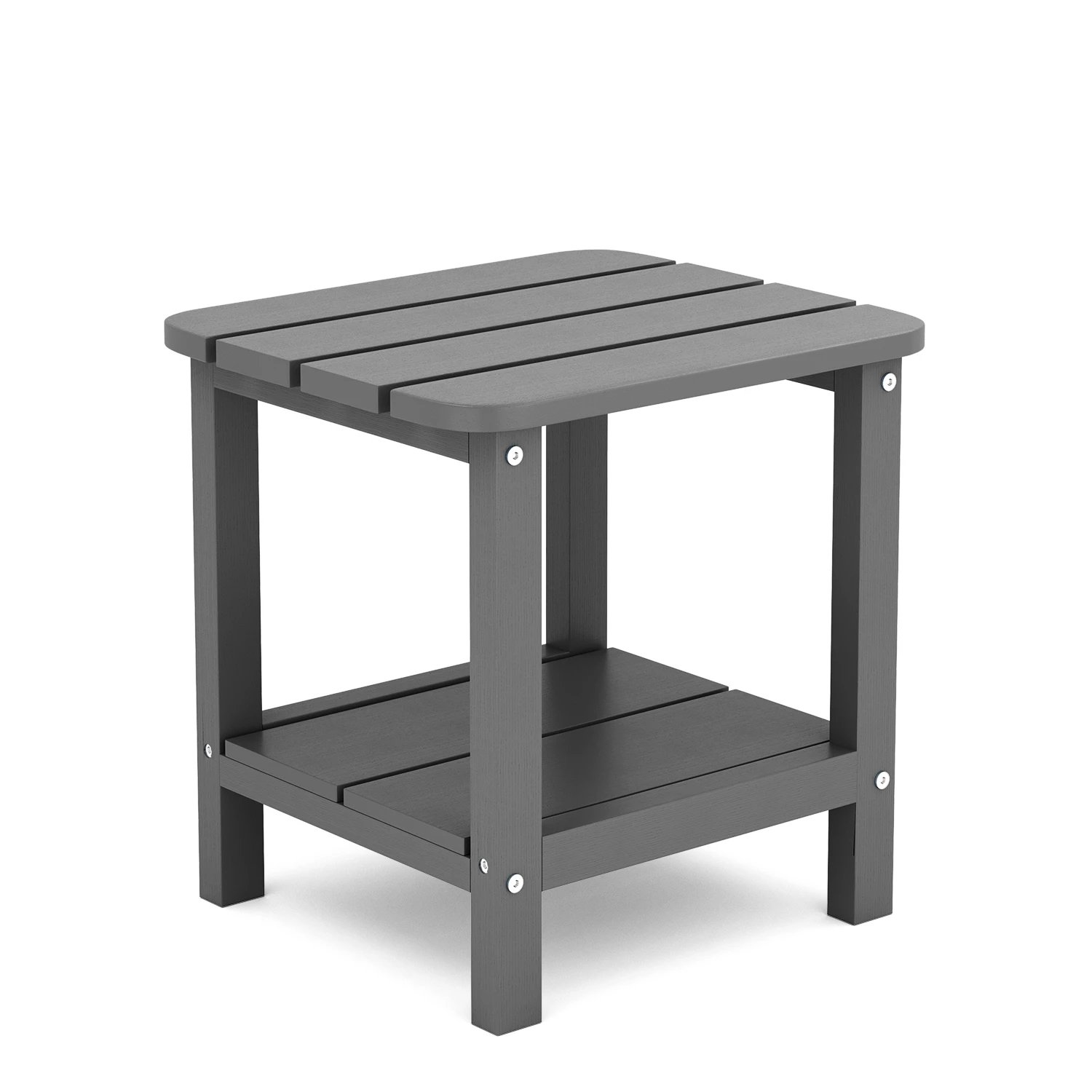 Two tiered Plastic Adirondack Side Table Serwall