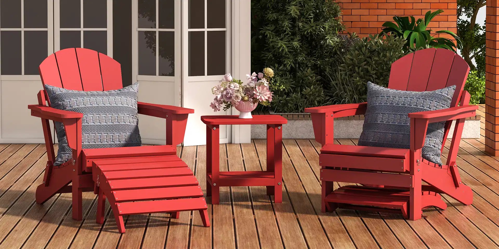 Resin adirondack ottoman shop