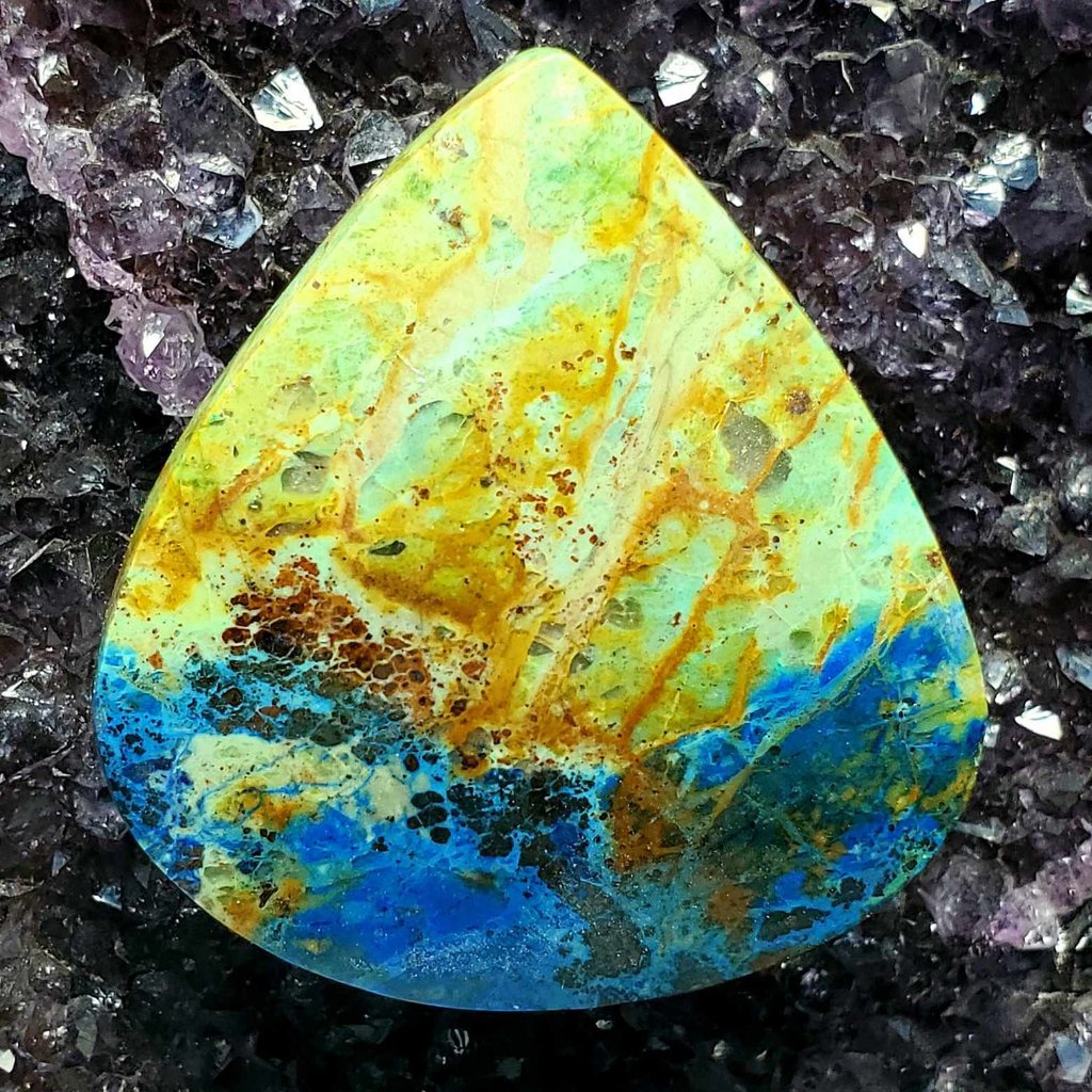 Azurite Malachite Cabochon