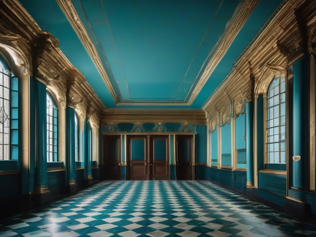 Tiled hall