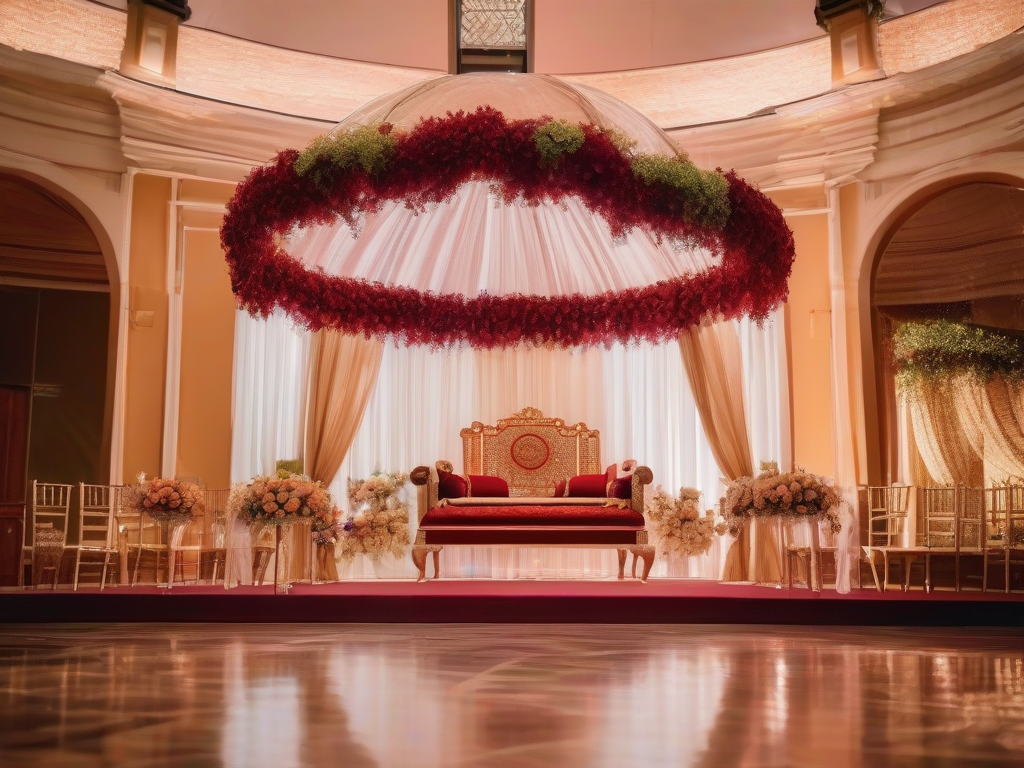 Mandap under the dome