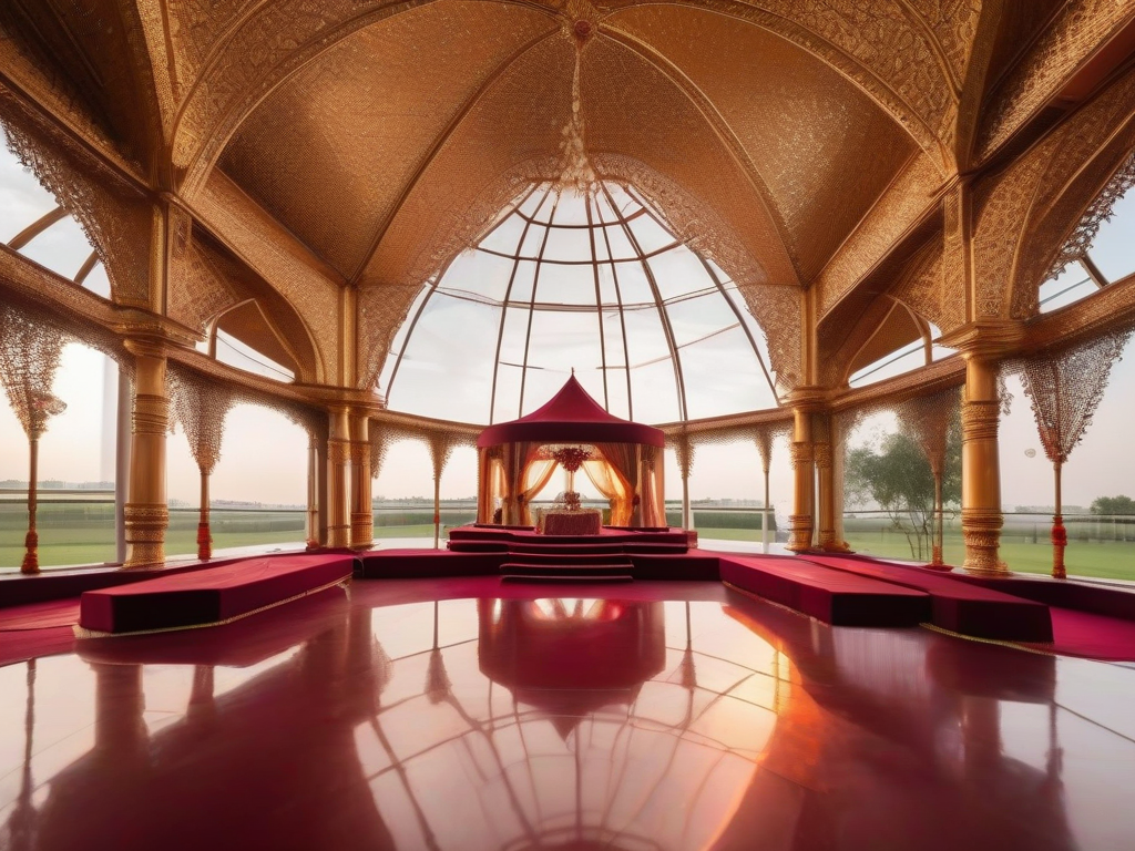 Mandap under the dome