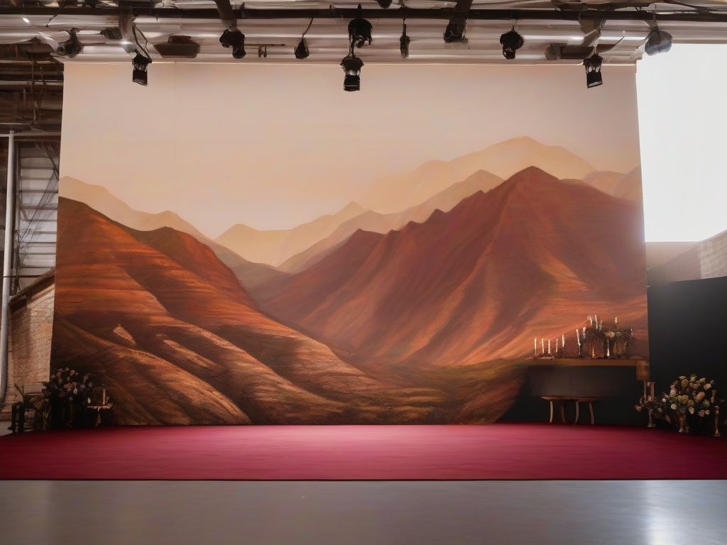 Mountain mural