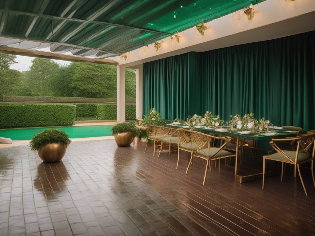 Covered terrace