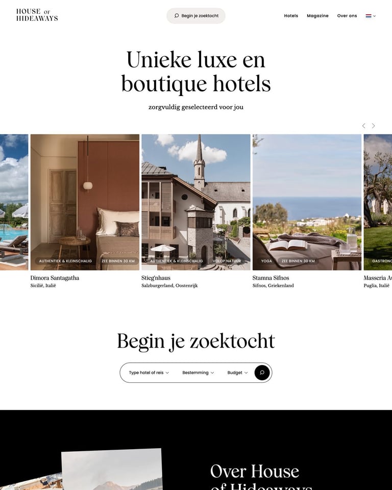 Klant van marnie.studio: Angela Heijkoop, Oprichter, House of Hideaways
