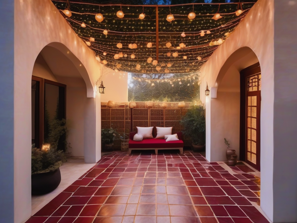 Betegelde patio