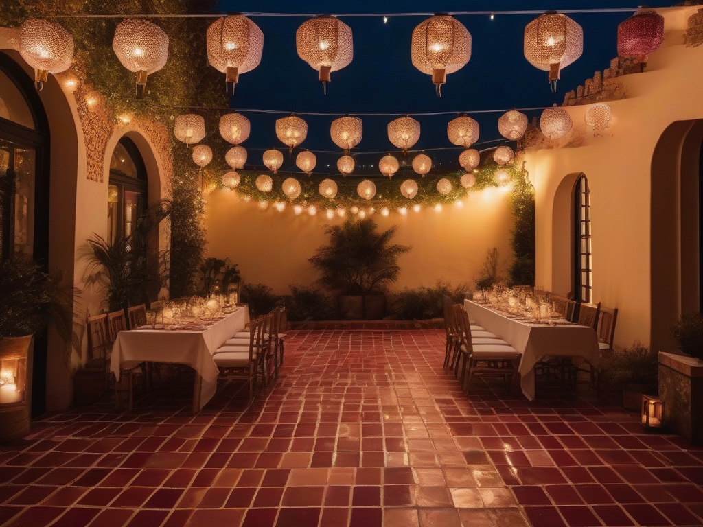 Betegelde patio