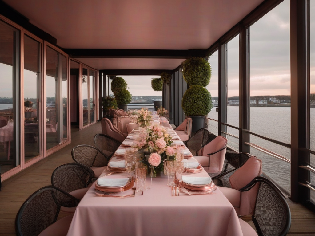 Waterside terrace