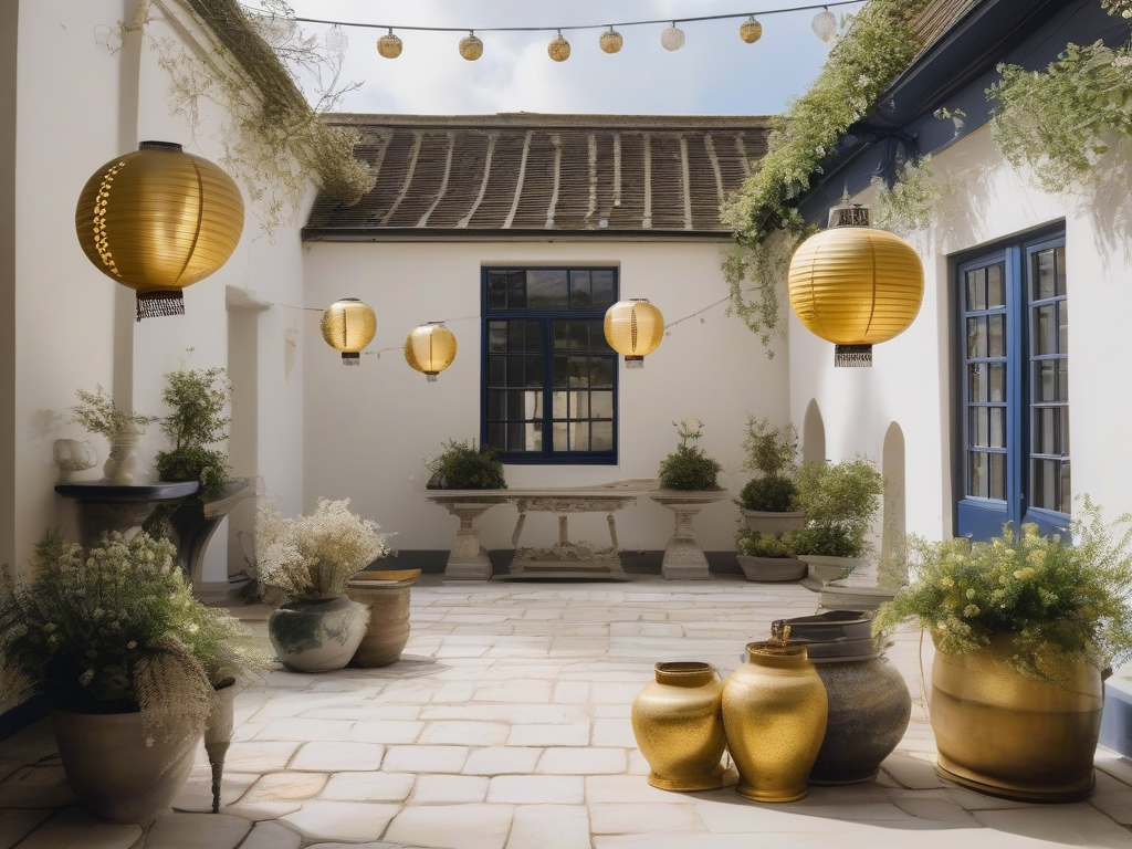 Verlichte Patio