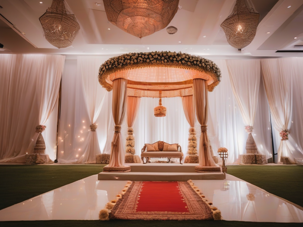 Mandap-opstelling