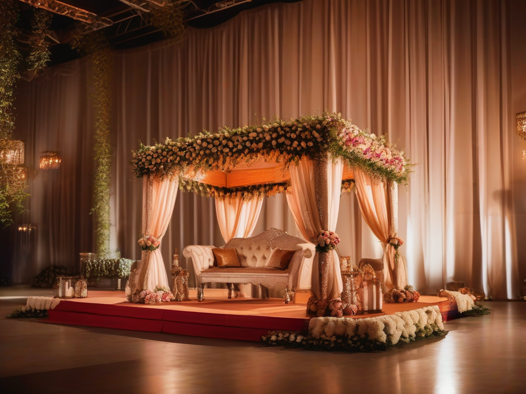 Mandap-opstelling
