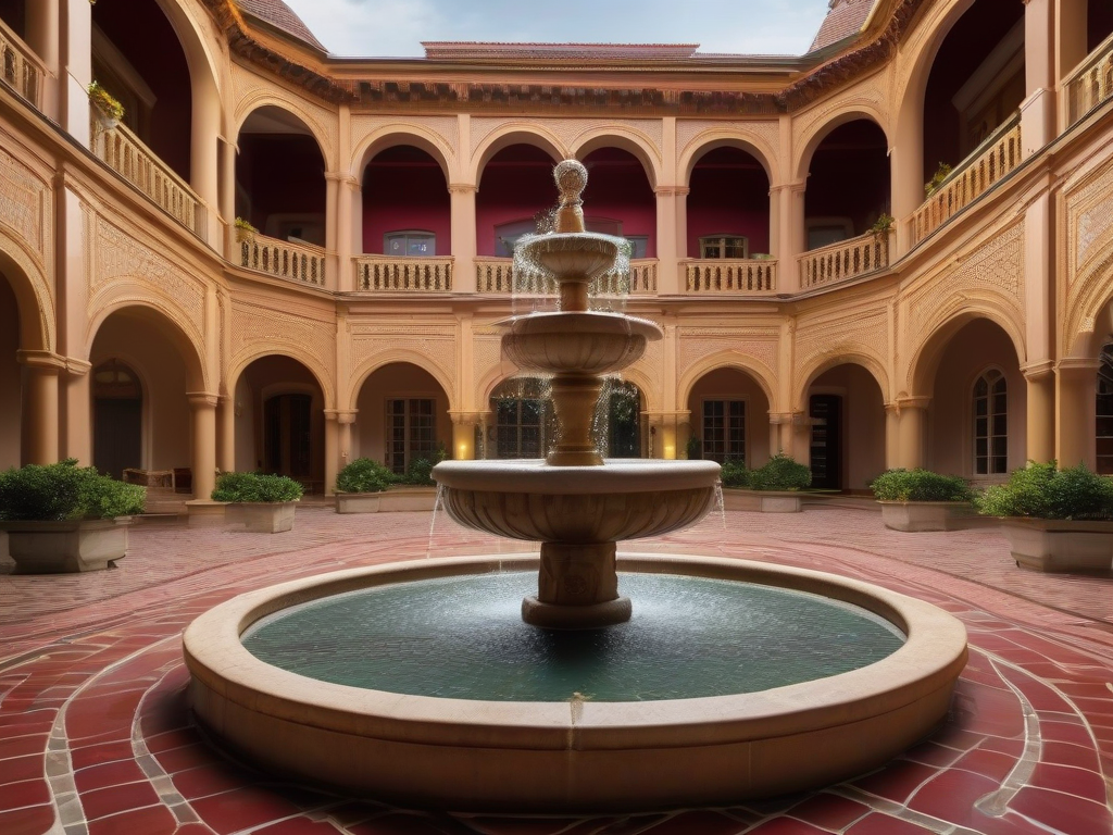 Riad-binnenplaats