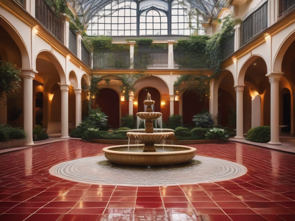 Riad-binnenplaats