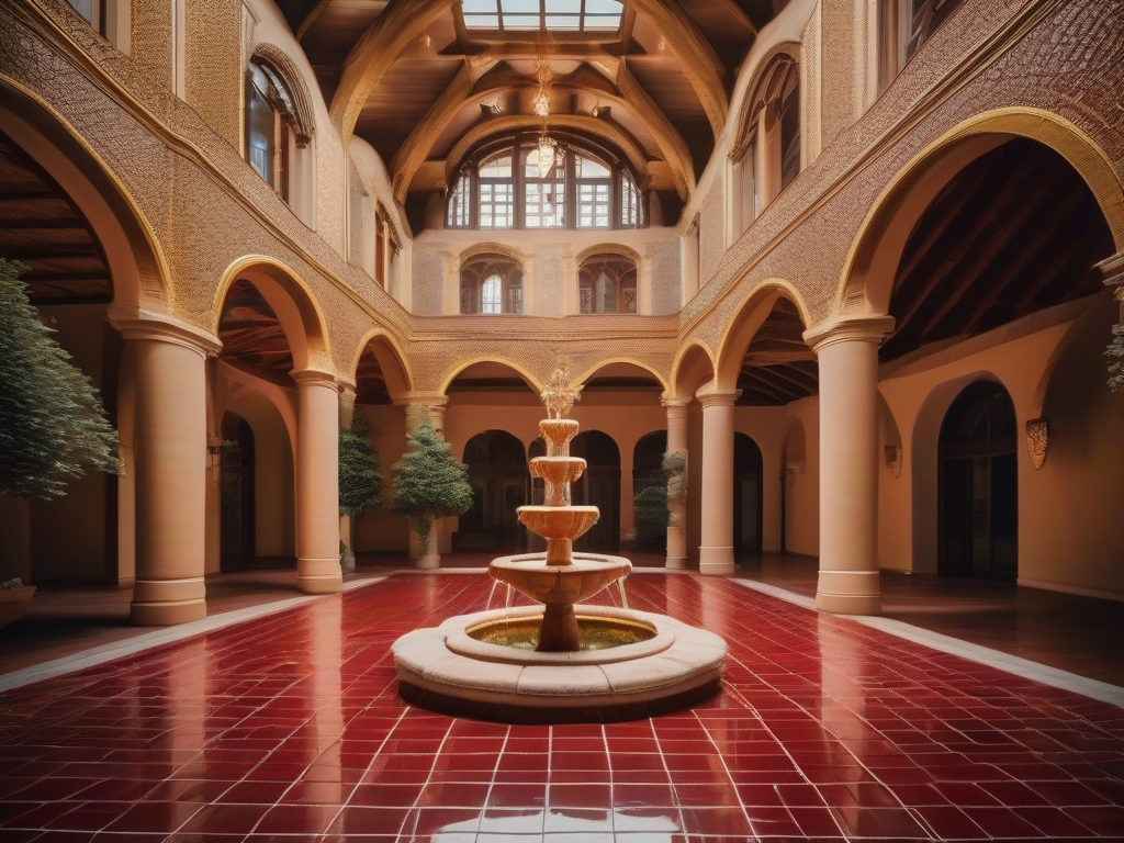 Riad-binnenplaats