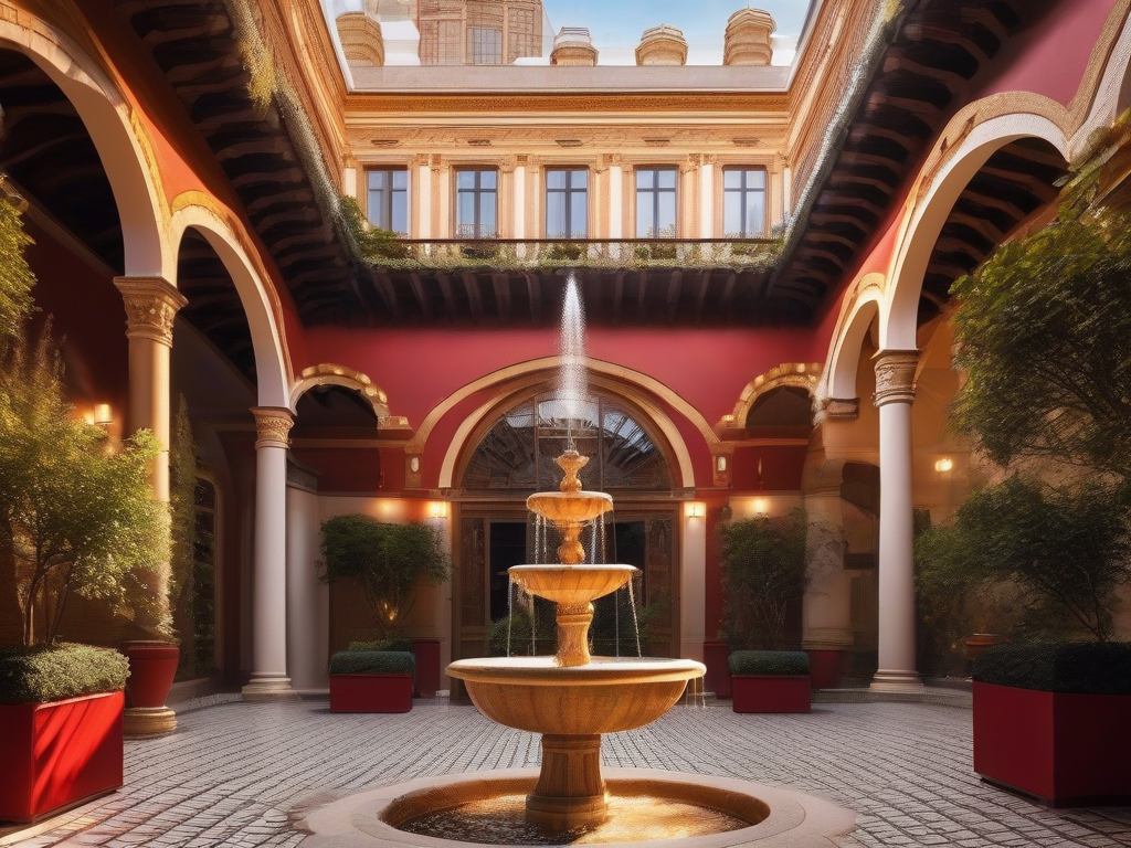 Riad-binnenplaats