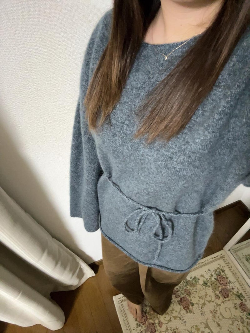 two tone belted knit — Reviews — OHMAKASE