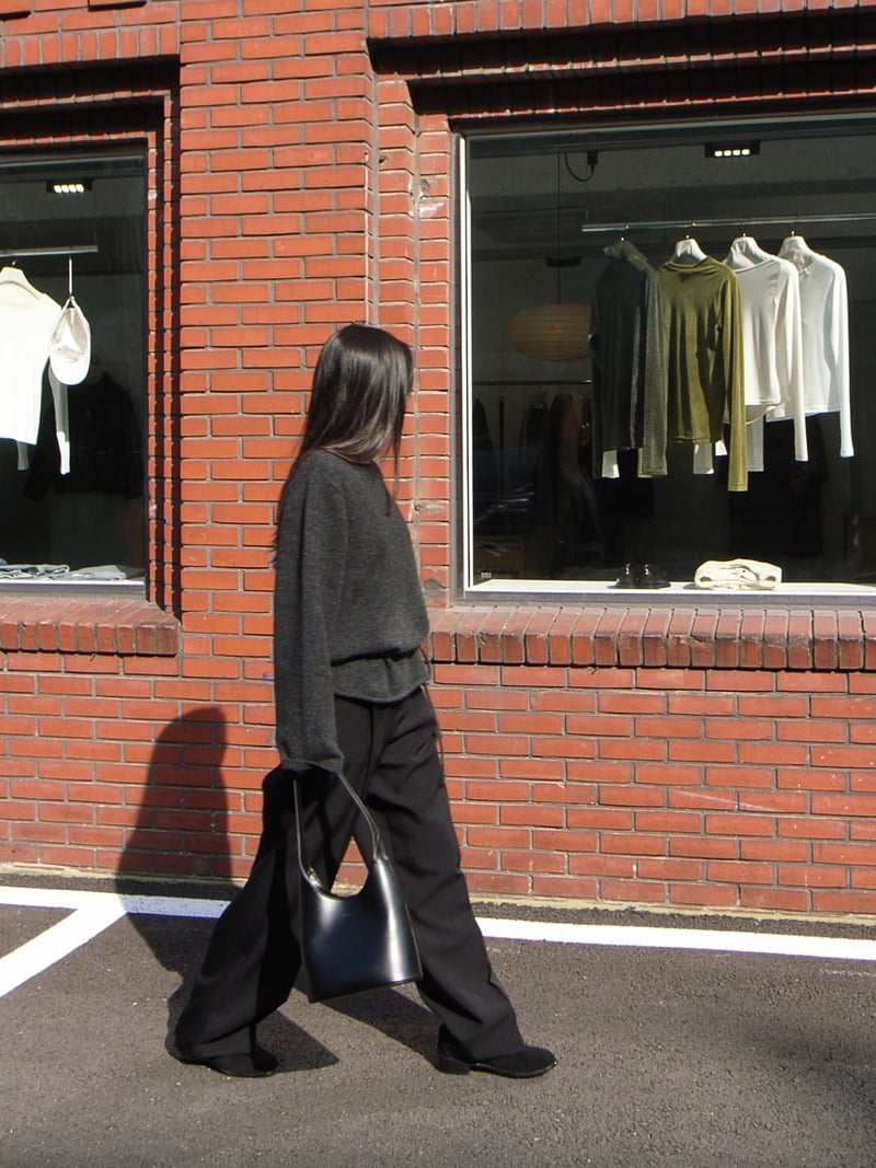 two tone belted knit — Reviews — OHMAKASE