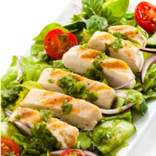 Greek Salad with Chicken