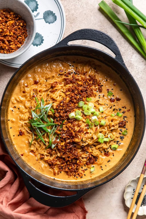 Creamy Peanut Butter Ramen