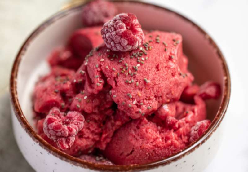 Raspberry Nice Cream