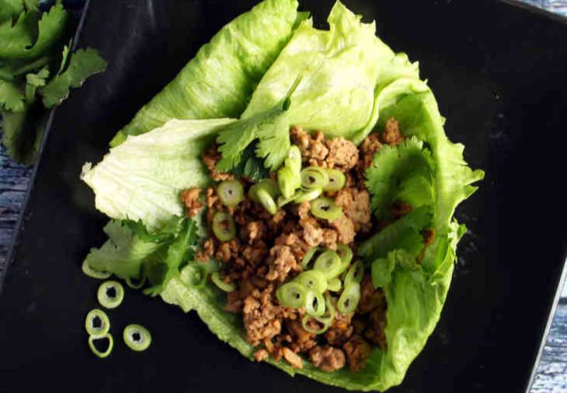 Chicken & Mushroom Lettuce Wraps