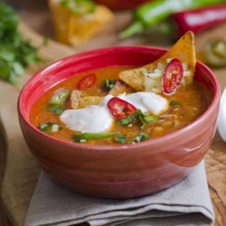 Simplest Chicken Tortilla Soup