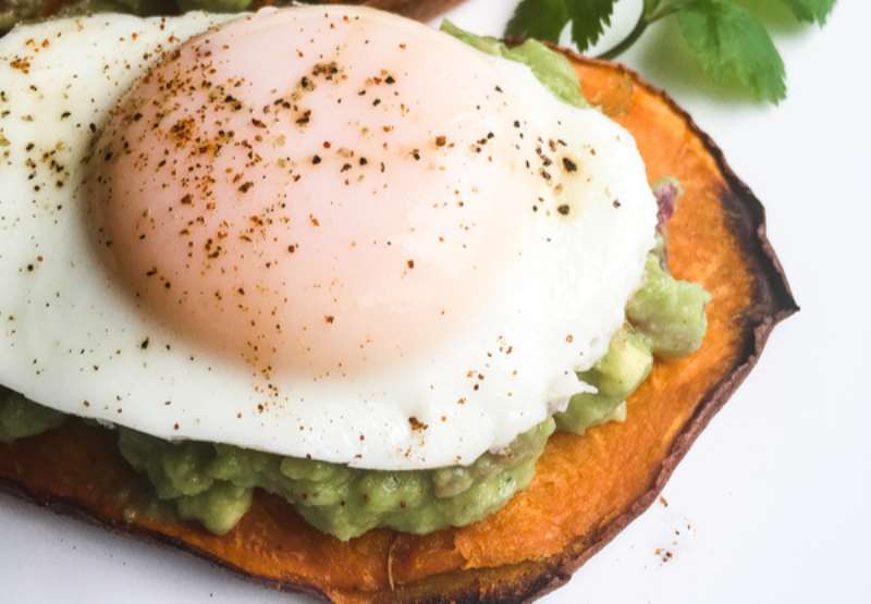 Sweet Potato and Avocado Breakfast “Toast”